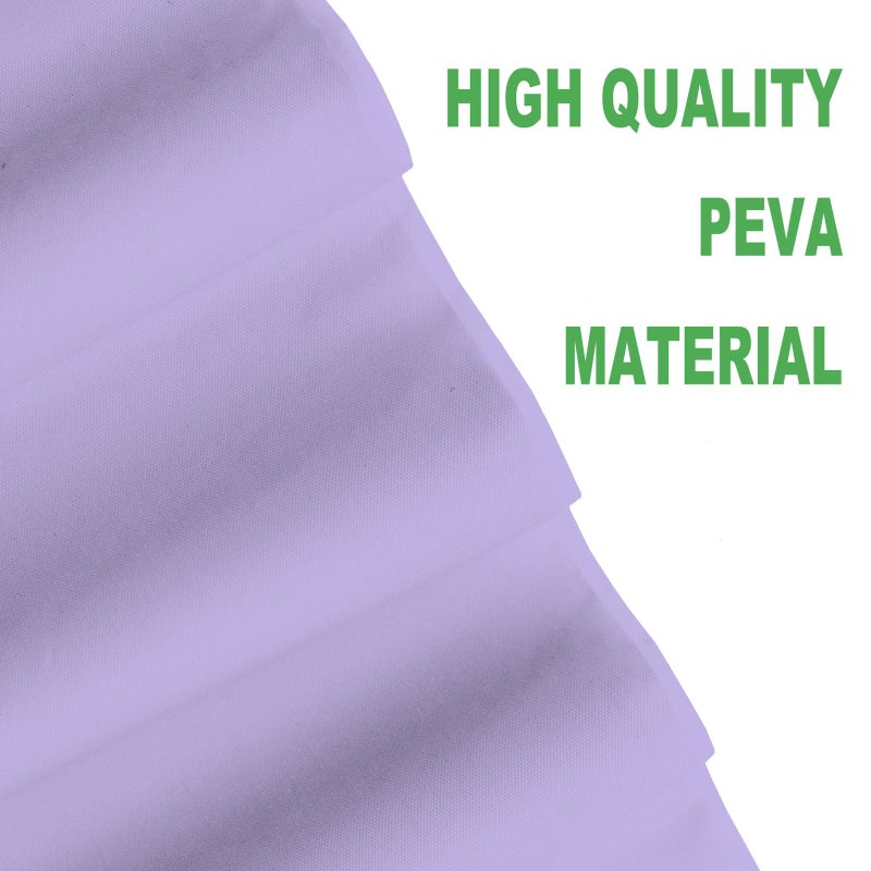 rebdng Plastic Lavender Tablecloths 3 Pack Mauve Disposable Table Covers 54"" x 108"" Lilac PEVA Table Cloths for Parties Bridal Shower Engagement Wedding Birthday Banquet  Fits 6 to 8 Foot Rectangle Tables - Image 2